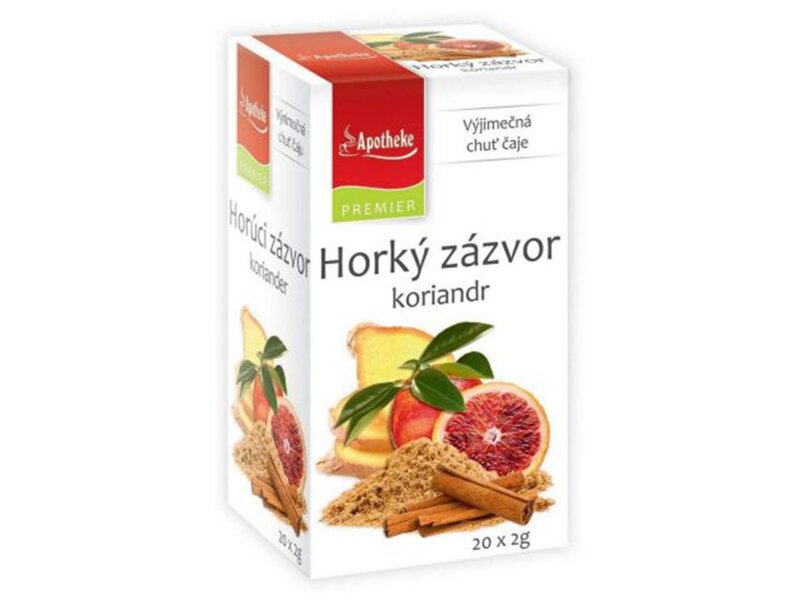 Apotheke Horký zázvor a koriandr čaj 20x2 g