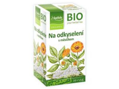 Apotheke BIO Čaj na odkyselení s měsíčkem 20x1,5 g