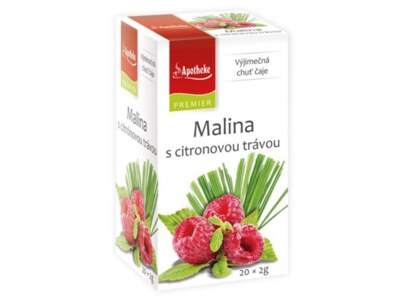 Apotheke Malina s citronovou trávou čaj nálevové sáčky 20x2 g