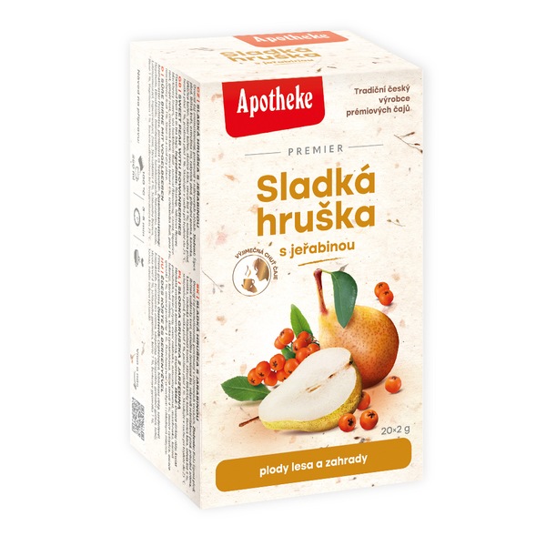 Apotheke Sladká hruška s jeřabinou čaj nálevové sáčky 20x2 g