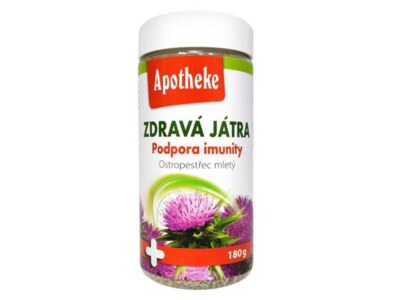 Apotheke Zdravá játra ostropestřec mletý 180 g