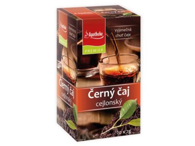 Apotheke Černý čaj cejlonský nálevové sáčky 20x2 g Apotheke Černý čaj cejlonský nálevové sáčky 20x2 g
