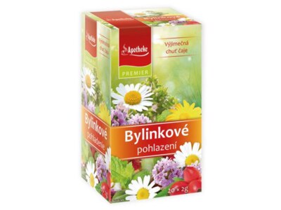 Apotheke Bylinkové pohlazení čaj nálevové sáčky 20x2 g