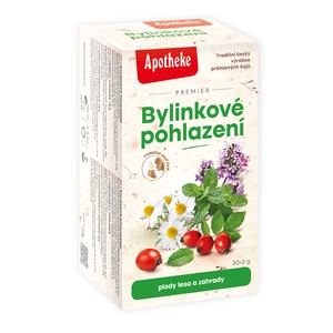 Apotheke Bylinkové pohlazení čaj nálevové sáčky 20x2 g Apotheke Bylinkové pohlazení čaj nálevové sáčky 20x2 g