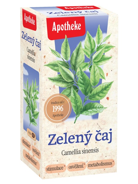 Apotheke Zelený čaj nálevové sáčky 20x1,5 g Apotheke Zelený čaj nálevové sáčky 20x1,5 g