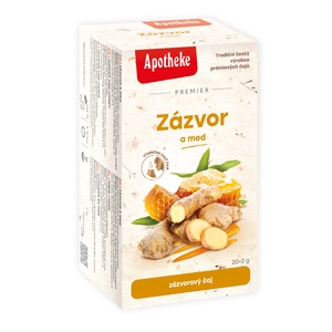 Apotheke Zázvor a med čaj nálevové sáčky 20x2 g Apotheke Zázvor a med čaj nálevové sáčky 20x2 g