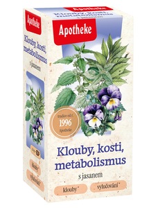 Apotheke Arthrotea očista kloubů čaj nálevové sáčky 20x1,5 g Apotheke Arthrotea očista kloubů čaj nálevové sáčky 20x1,5 g