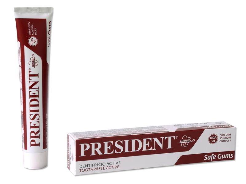 President Active zubní pasta adstringentní a antibakteriální 75 ml