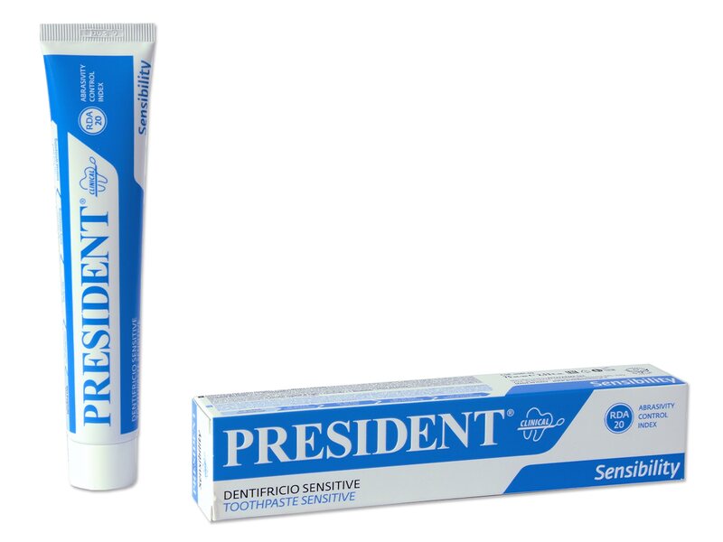 President Sensitive zubní pasta pro citlivé zuby 75 ml