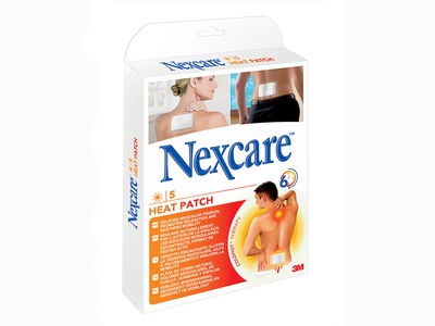 3M Nexcare hřejivá náplast 95 mm x 130 mm 5 ks