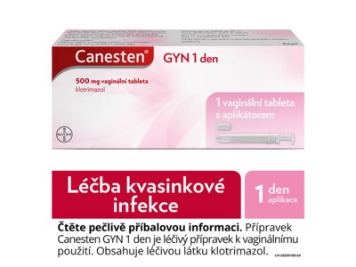 Canesten GYN 1 den 500 mg 1 vaginální tableta
