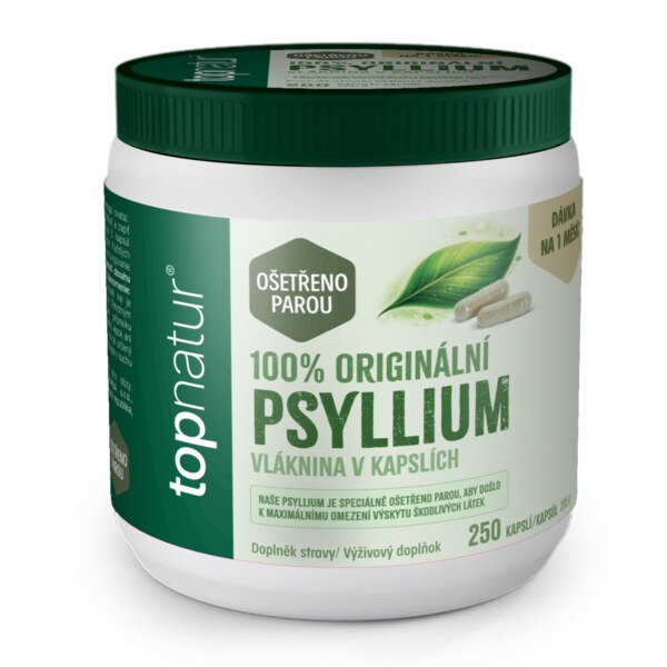 Topnatur Psyllium 250 kapslí Topnatur Psyllium 250 kapslí