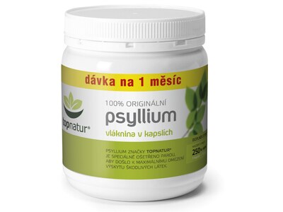 Topnatur Psyllium 250 kapslí Topnatur Psyllium 250 kapslí