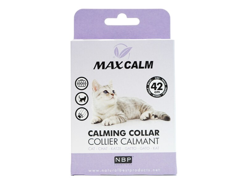 Max Calm zklidňující obojek proti stresu pro kočky 42 cm