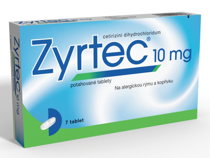 Zyrtec 10 mg 7 potahovaných tablet