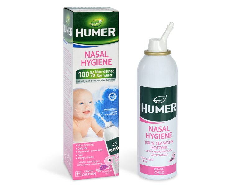 Humer Hygiena nosu 100% mořská voda pro děti 150 ml