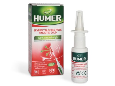 Humer Sinusitis sprej na velmi ucpaný nos 15 ml