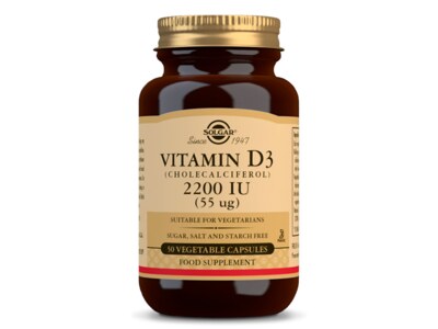 Solgar Vitamin D3 2200 IU 50 kapslí Solgar Vitamin D3 2200 IU 50 kapslí