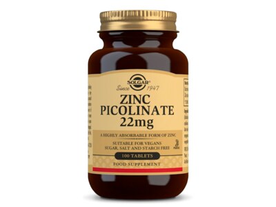 Solgar Zinek 22 mg 100 tablet