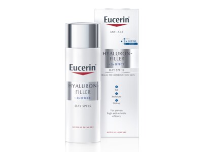 Eucerin Hyaluron-Filler + 3x Effect denní krém pro normální a smíšenou pleť 50 ml