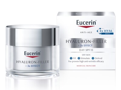 Eucerin Hyaluron-Filler + 3x Effect denní krém pro suchou pleť 50 ml Eucerin Hyaluron-Filler + 3x Effect denní krém pro suchou pleť 50 ml