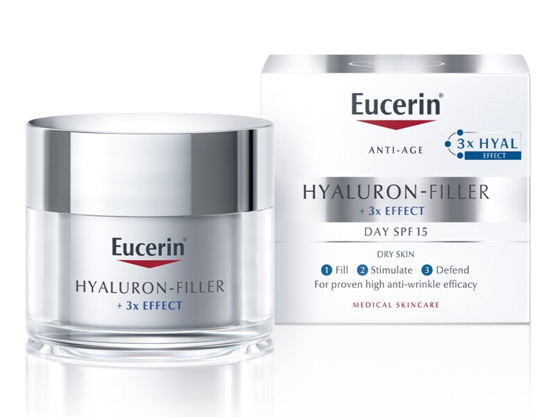 Eucerin Hyaluron-Filler + 3x Effect denní krém pro suchou pleť 50 ml