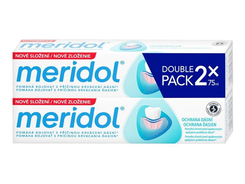 Meridol zubní pasta Duopack 2x75 ml