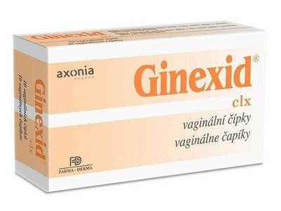 Ginexid vaginální čípky 10x2 g