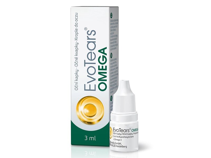 EvoTears Omega oční kapky 3 ml