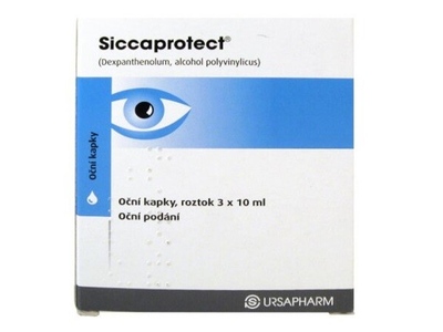 Siccaprotect oční kapky 3x10 ml