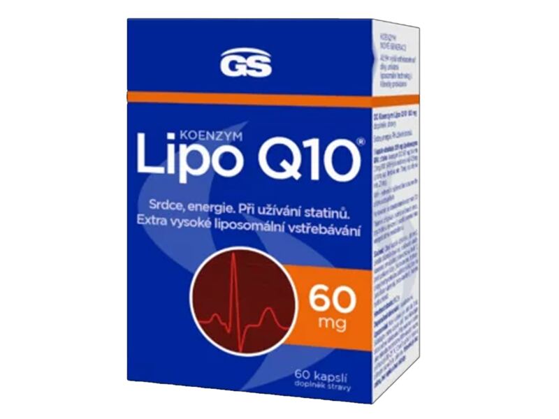 GS Koenzym Lipo Q10 60 mg 60 kapslí