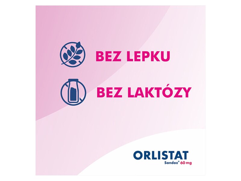 Orlistat Sandoz 60 mg 84 tvrdých tobolek