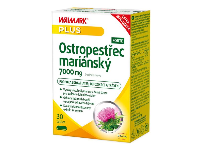 Walmark Ostropestřec mariánský 7000 mg 30 tablet