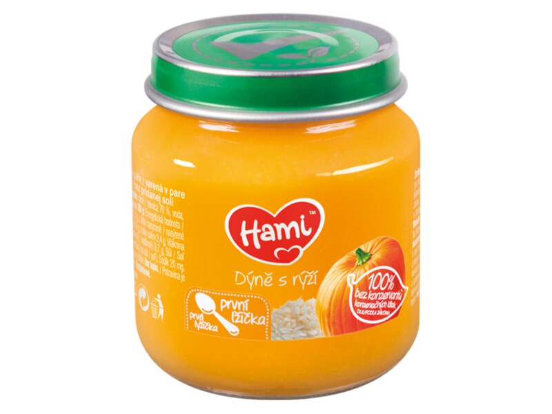 Hami příkrm Dýně s rýží 125 g