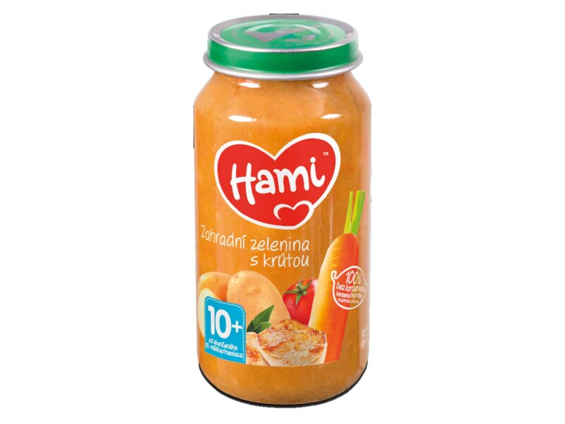 Hami příkrm Zahradní zelenina s krůtou 250 g