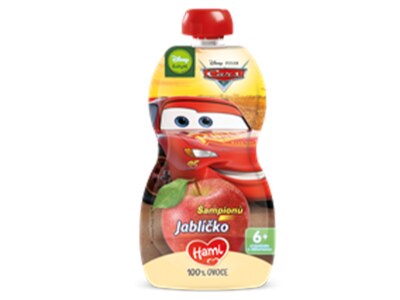 Hami Disney Cars kapsička Jablíčko 110 g Hami Disney Cars kapsička Jablíčko 110 g