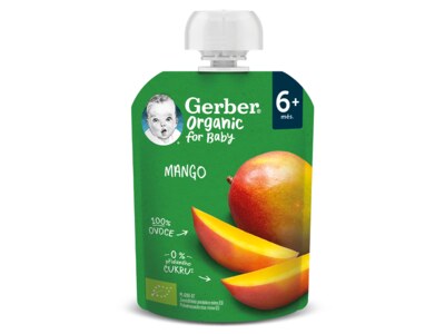 Gerber Kapsička mango BIO 6+ měsíců 90 g Gerber Kapsička mango BIO 6+ měsíců 90 g