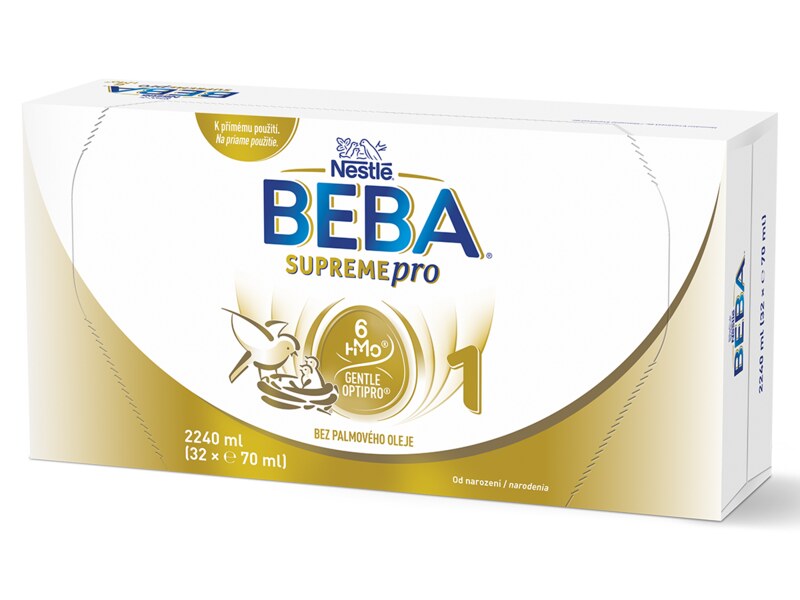 Beba SupremePro 1 6HMO počáteční kojenecké mléko 32x70 ml