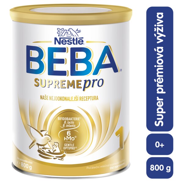 Beba SupremePro 1 6HMO instantní počáteční kojenecké mléko 800 g