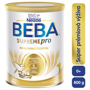 Beba SupremePro 1 6HMO instantní počáteční kojenecké mléko 800 g