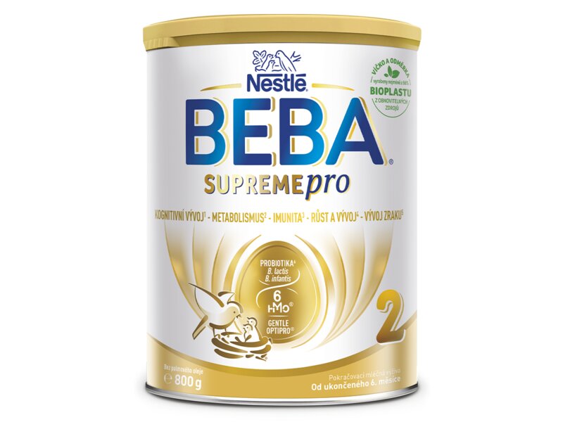 Beba SupremePro 2 6HMO pokračovací kojenecké mléko 800 g