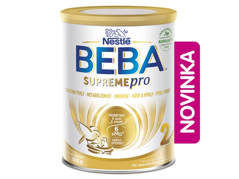 Beba SupremePro 2 6HMO pokračovací kojenecké mléko 800 g