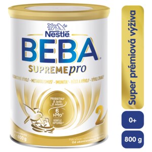 Beba SupremePro 2 6HMO pokračovací kojenecké mléko 800 g