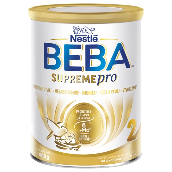 Beba SupremePro 2 6HMO pokračovací kojenecké mléko 800 g