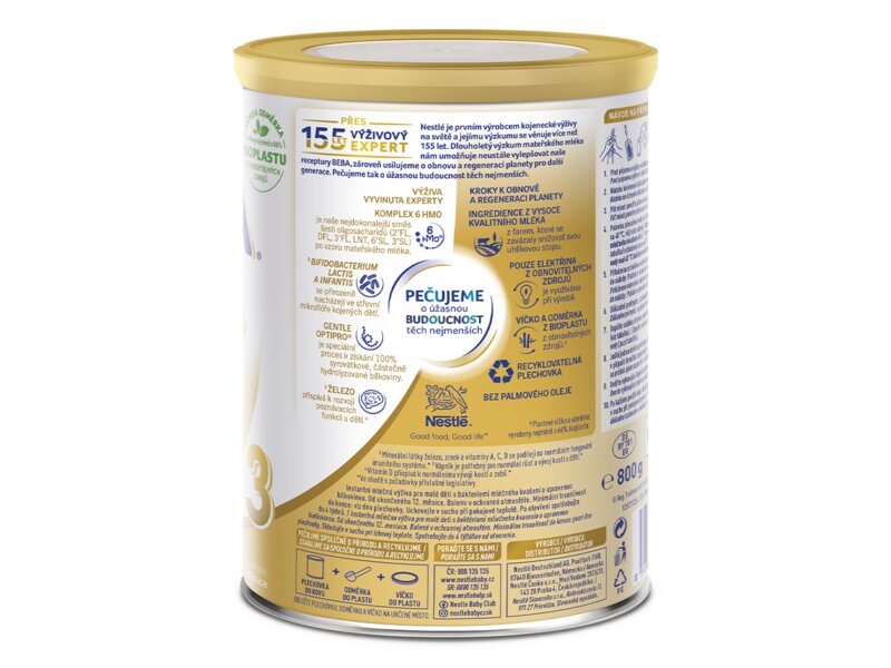 Beba SupremePro 3 6HMO batolecí mléko 800 g