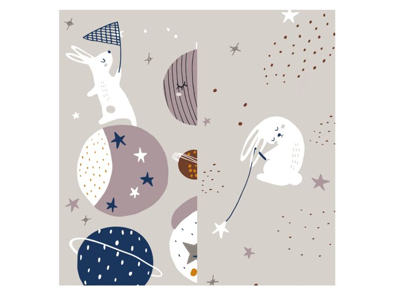 Kolorky Night Moments Vesmír dětské plenky XL 12-25 kg 25 ks 