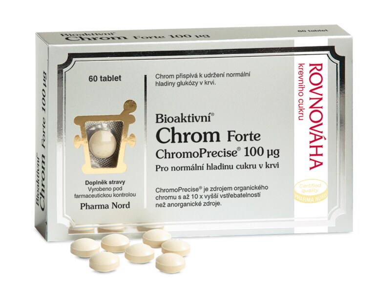 Pharma Nord Bioaktivní Chrom Forte 100 mcg 60 tablet