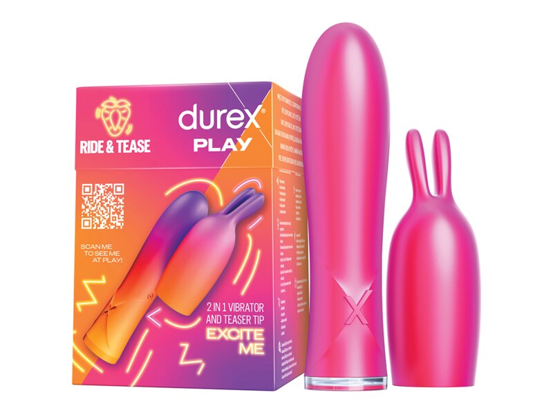 Durex Play Vibrátor 2v1 se stimulační špičkou 1 ks