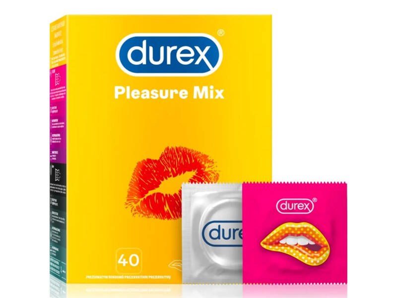 Durex Pleasure Mix prezervativ 40 ks