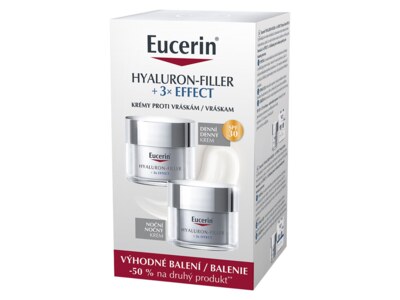 Eucerin Hyaluron-Filler SPF30 denní krém + noční krém 2x50 ml Eucerin Hyaluron-Filler SPF30 denní krém + noční krém 2x50 ml
